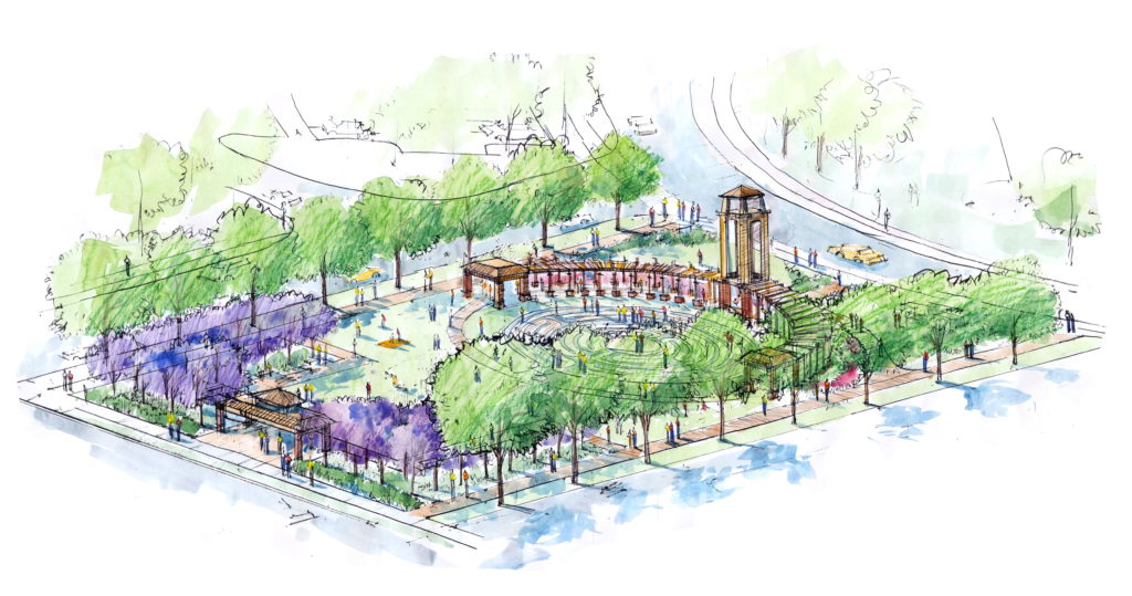 Architectural Design with Green Spaces for Homes